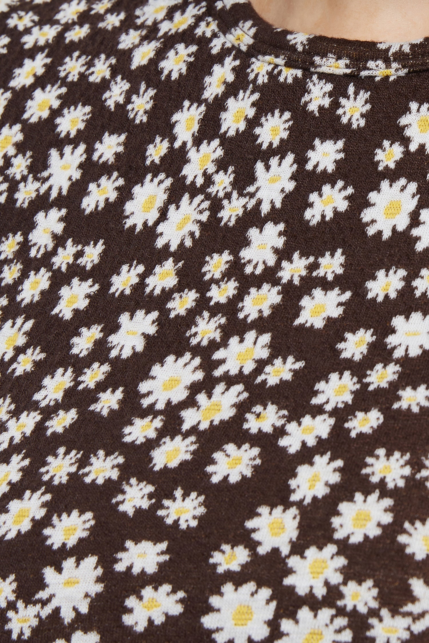 Brown Blossom Print Cycle Shorts