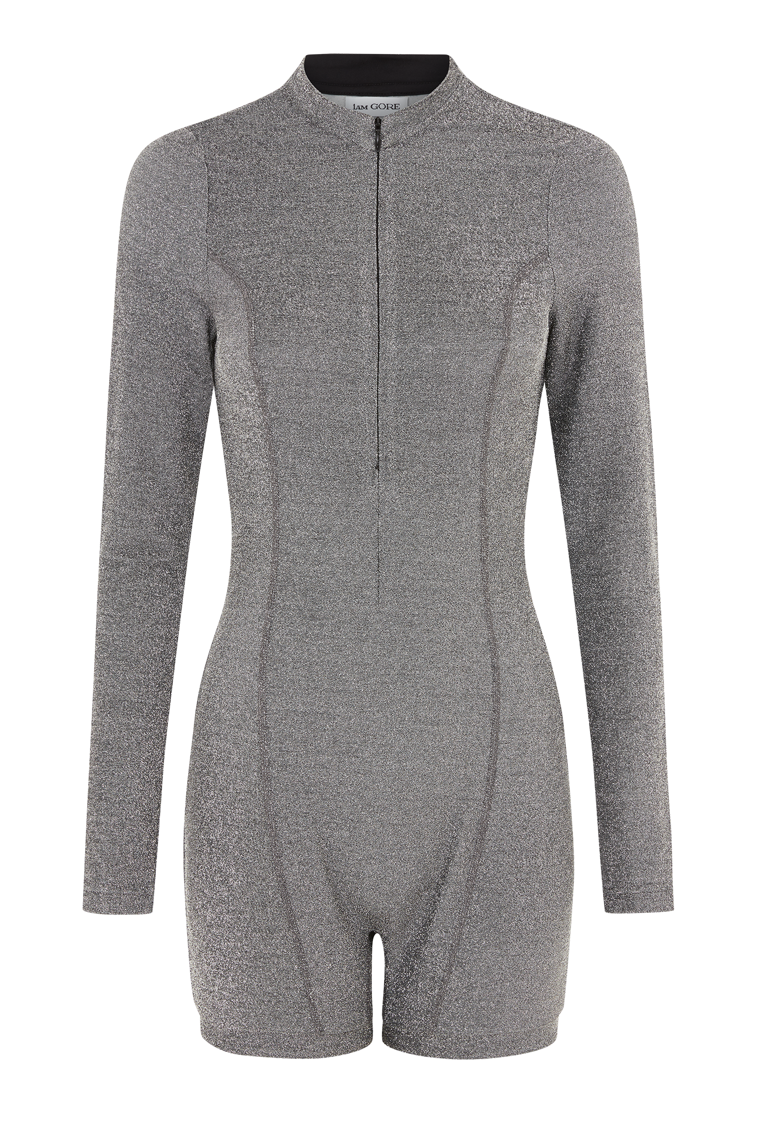 Stardust Zip-Front Illusion Bodysuit